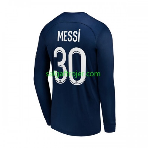 Paris Saint-Germain PSG Messi 30 Fodboldtrøjer Hjemmebanesæt 2022/23 Langærmet Paris Saint-Germain PSG Messi 30 Fodboldtrøjer Hjemmebanesæt 2022/23 Langærmet
